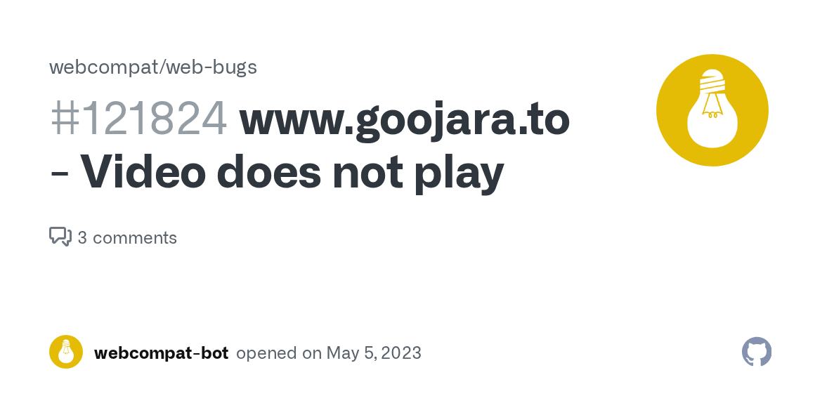 Goojara Not Working